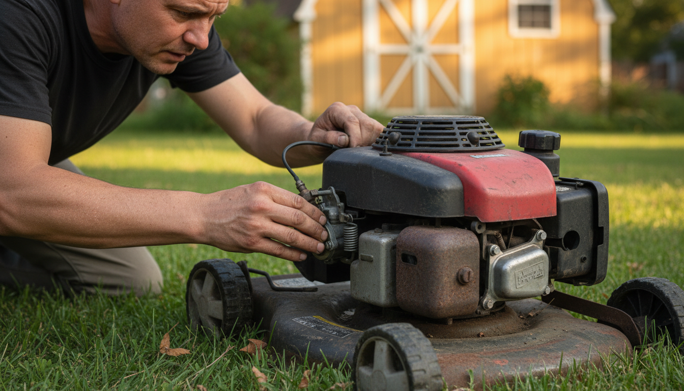 découvrez comment identifier et résoudre un bruit métallique provenant du moteur de votre tondeuse pour garantir son bon fonctionnement et éviter les pannes.
