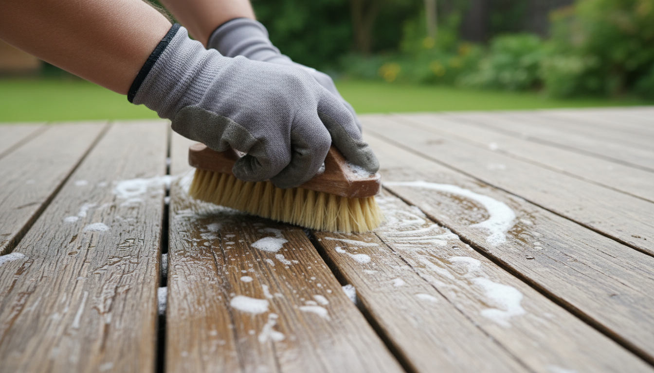 découvrez notre guide pratique pour nettoyer efficacement et raviver l'éclat de votre terrasse en bois. astuces et conseils pour un extérieur impeccable toute l'année.
