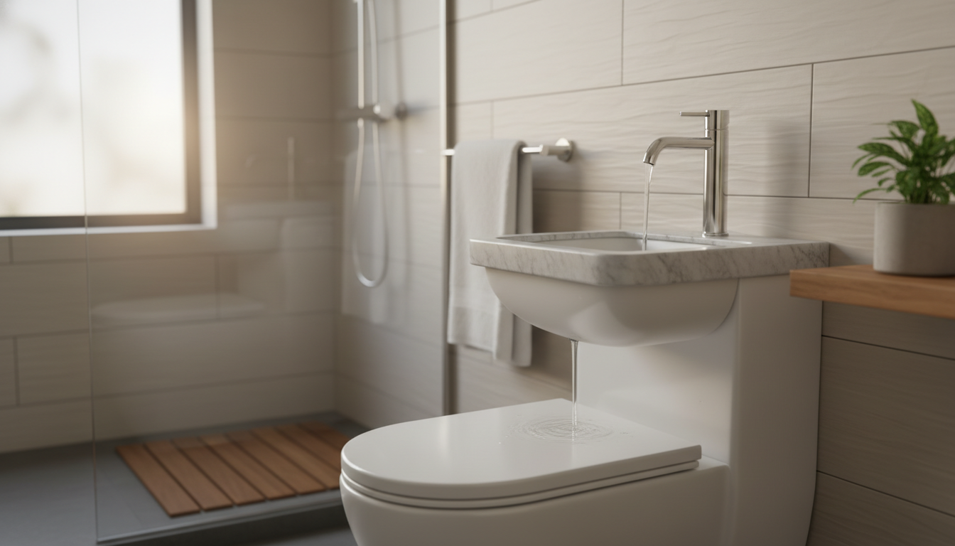 découvrez notre guide complet sur les wc avec lave-main intégré en 2026. comparez les 7 meilleurs modèles pour allier hygiène, design et économie d'eau dans votre salle de bain.