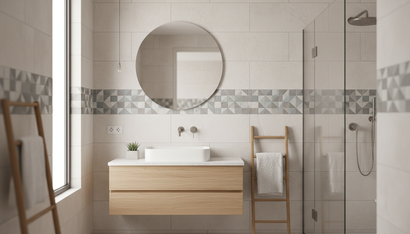 découvrez à quelle hauteur poser une frise décorative pour sublimer votre salle de bain et créer une ambiance élégante et harmonieuse.