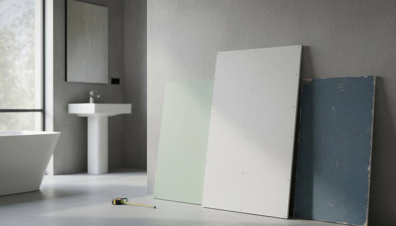 découvrez nos conseils pour choisir la plaque de plâtre parfaite, adaptée à l'humidité de votre salle de bain, pour un intérieur durable et esthétique.