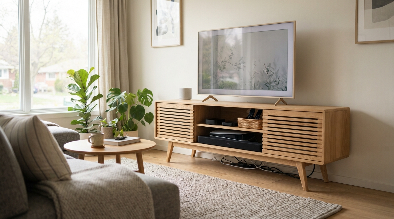 découvrez comment choisir un meuble tv scandinave qui associe élégance nordique, rangements astucieux et confort au quotidien dans votre salon.